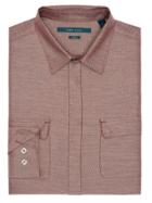 Perry Ellis Slim Fit Iridescent Jaspe Fabric Shirt