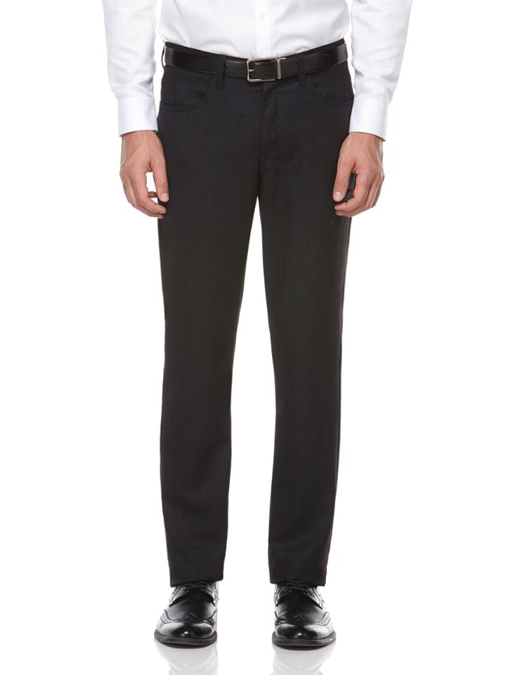Perry Ellis Slim Fit Brushed Texture Dress Pant
