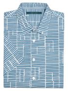 Perry Ellis Short Sleeve Multi-tech Shirt