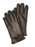 Perry Ellis Men's Black Leather Glove