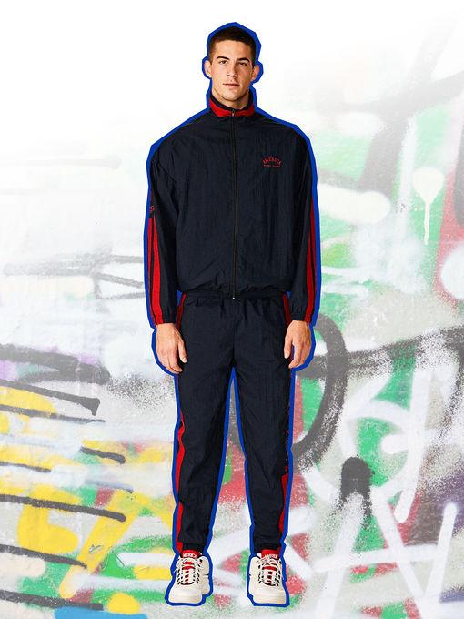 Perry Ellis Crinkle Track Jacket