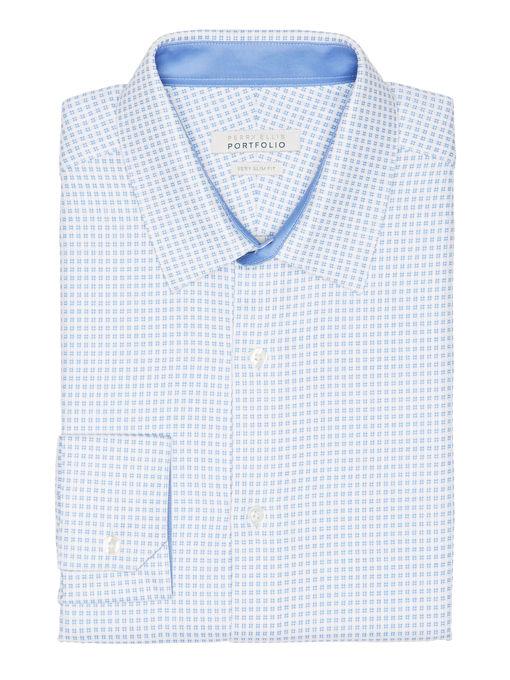 Perry Ellis Very Slim Fit Dobby Dress Shirt