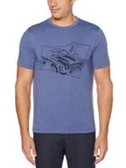 Perry Ellis Vintage Car Print Tee