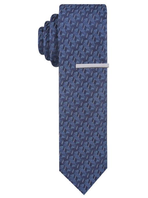 Perry Ellis Slim Berrow Geo Tie