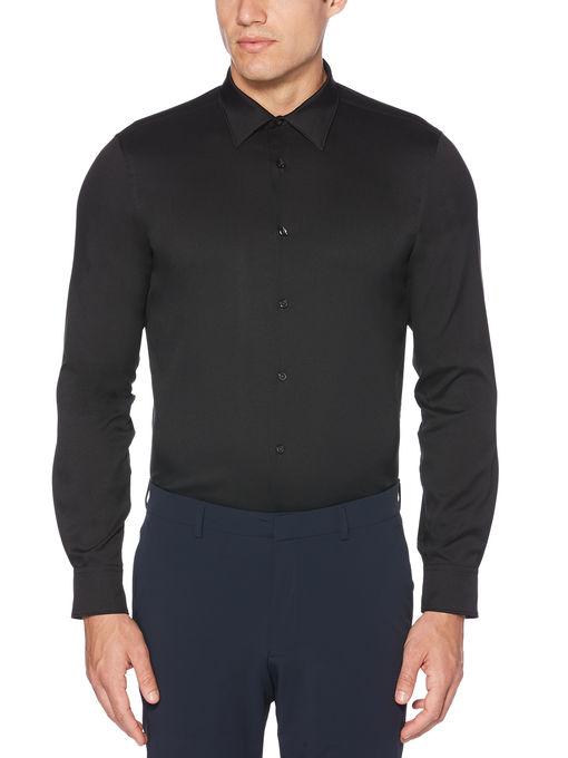 Perry Ellis Slim Fit Solid Stretch Shirt