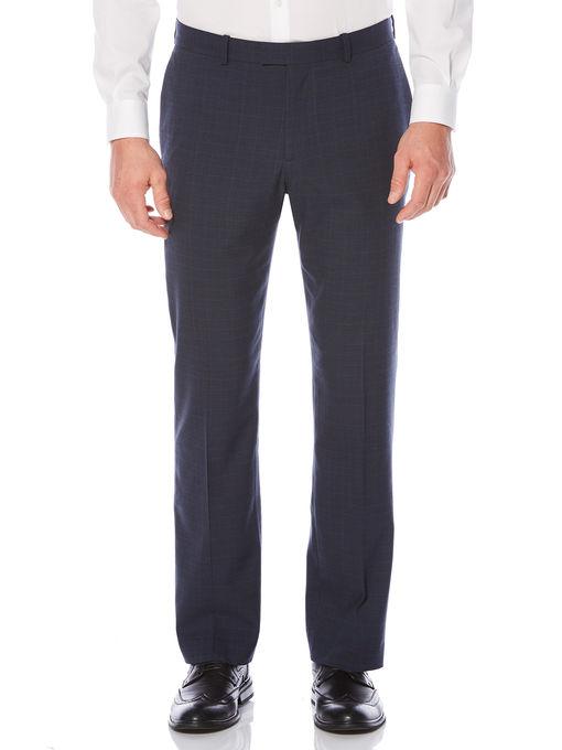 Perry Ellis Non-iron Subtle Plaid Suit Pant