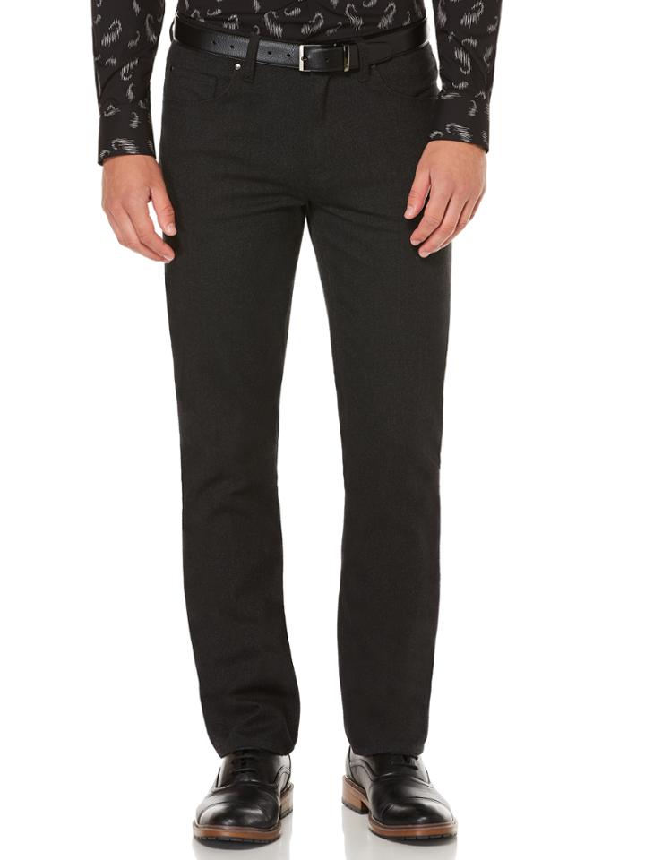 Perry Ellis Slim Fit Tonal Textured 5 Pocket Pant