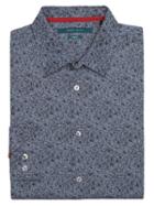 Perry Ellis Midnight Floral Print Shirt