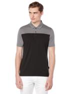 Perry Ellis Short Sleeve Color Block Polo