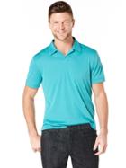 Perry Ellis Big And Tall Short Sleeve Open Polo
