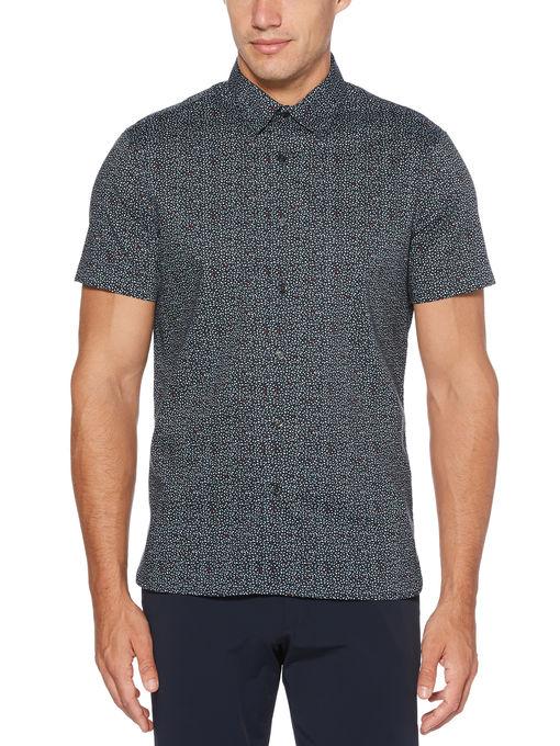 Perry Ellis Floral Print Stretch Shirt