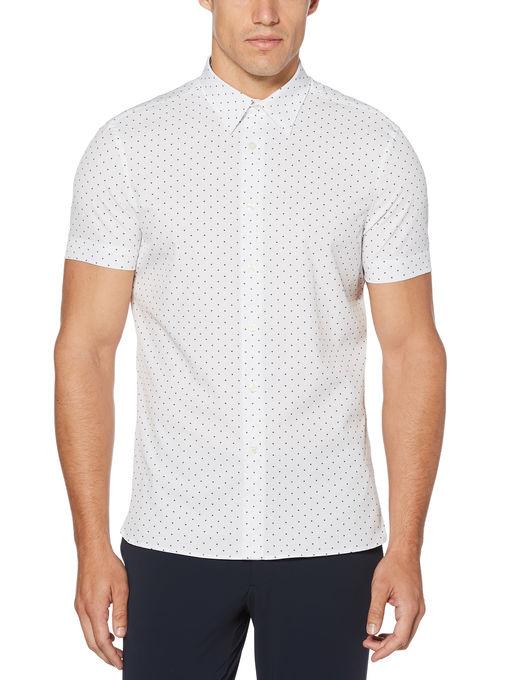 Perry Ellis The Total Stretch Micro Print Shirt