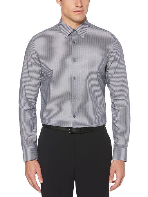 Perry Ellis Dobby Mini Stripe Shirt