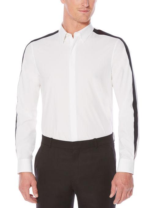 Perry Ellis Slim Fit Solid Stripe Shirt