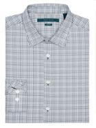 Perry Ellis Non-iron Two Color Plaid Shirt