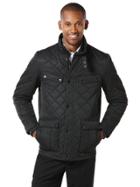 Perry Ellis Quilted Snap Front 4  Pocket Jacket