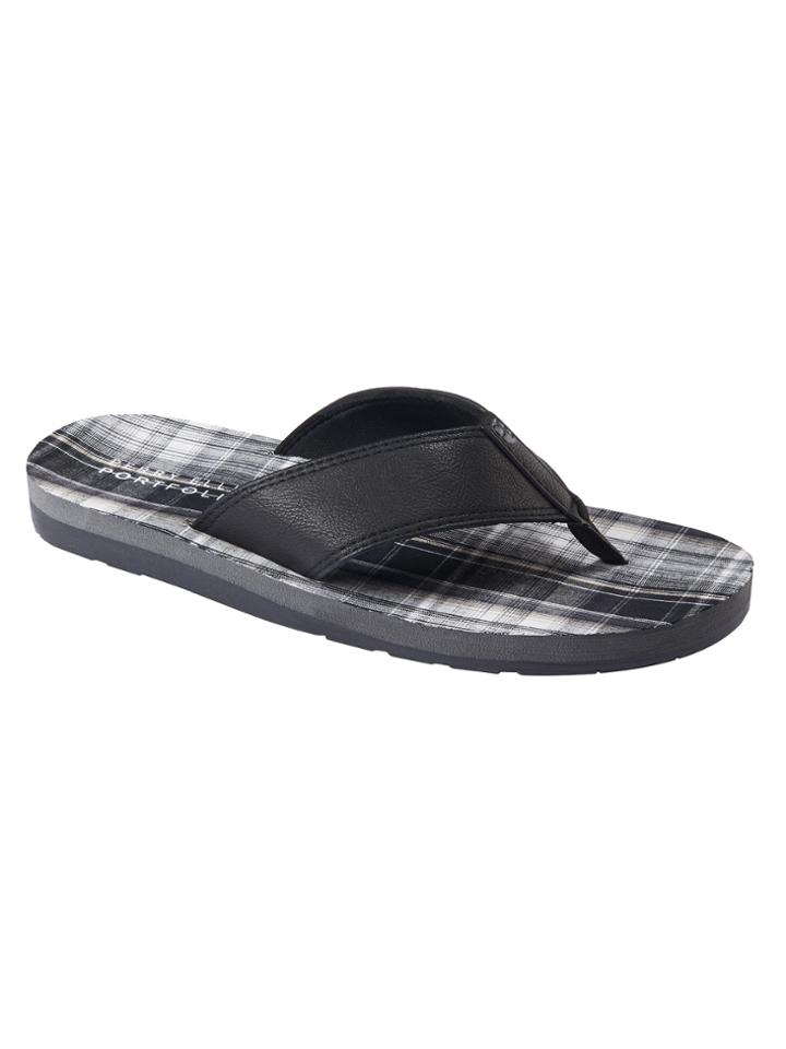 Perry Ellis Plaid Print Sandal