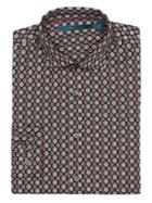 Perry Ellis Exclusive Multi Color Tile Print Shirt