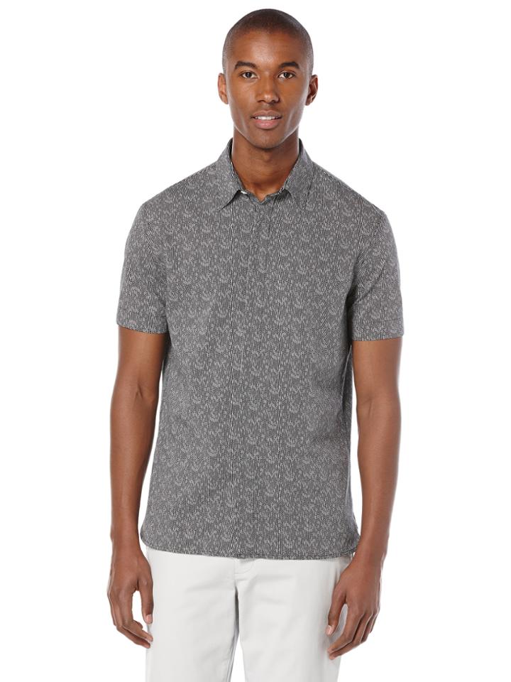 Perry Ellis Short Sleeve Exclusive Geo Print Shirt