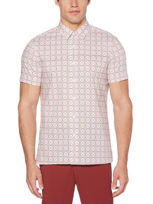 Perry Ellis The Total Stretch Geo Print Shirt