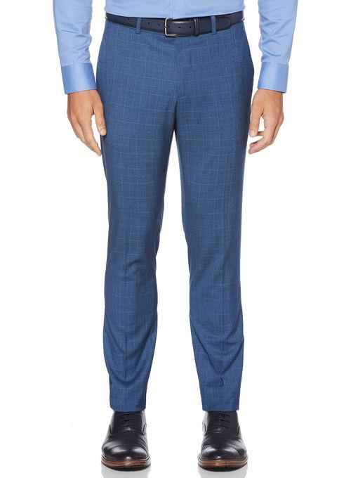 Perry Ellis Very Slim Fit Plaid Pant
