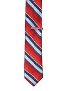Perry Ellis Chev Stripe Silk Tie