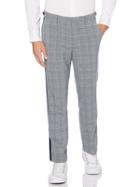 Perry Ellis Slim Fit Stretch Plaid Dress Pant