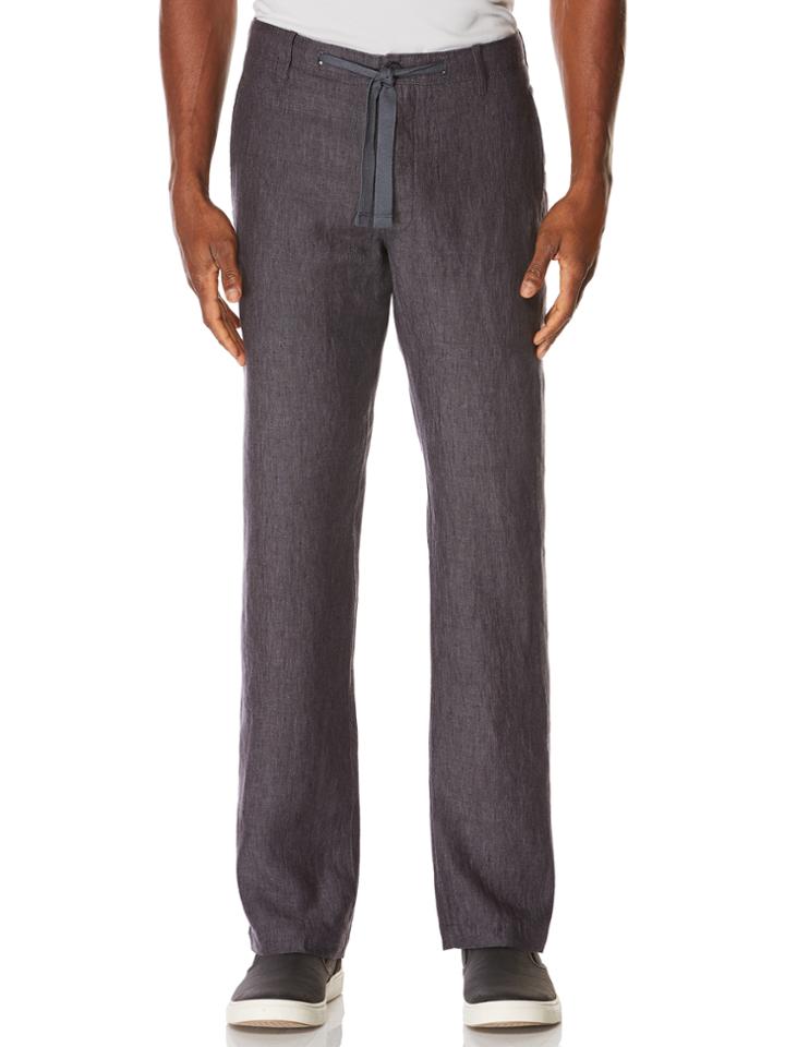 Perry Ellis Drawstring Linen Pants
