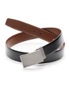 Perry Ellis Pattern Plaque Reversible Belt
