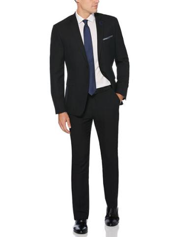 Perry Ellis 2 Piece Very Slim Fit Subtle Textured Suit