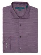Perry Ellis Non-iron Iridescent Stripe Shirt