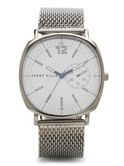 Perry Ellis Perry Ellis Portfolio Square Face Mesh Watch