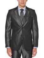 Perry Ellis Slim Fit Irridescent Twill Suit Jacket