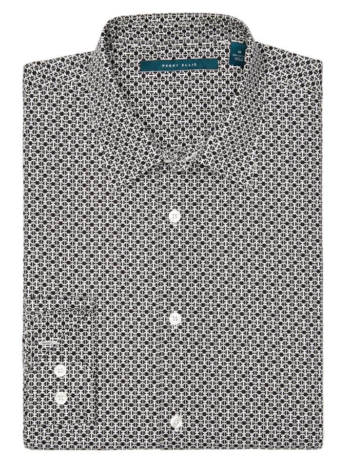 Perry Ellis Broken Geometric Shirt