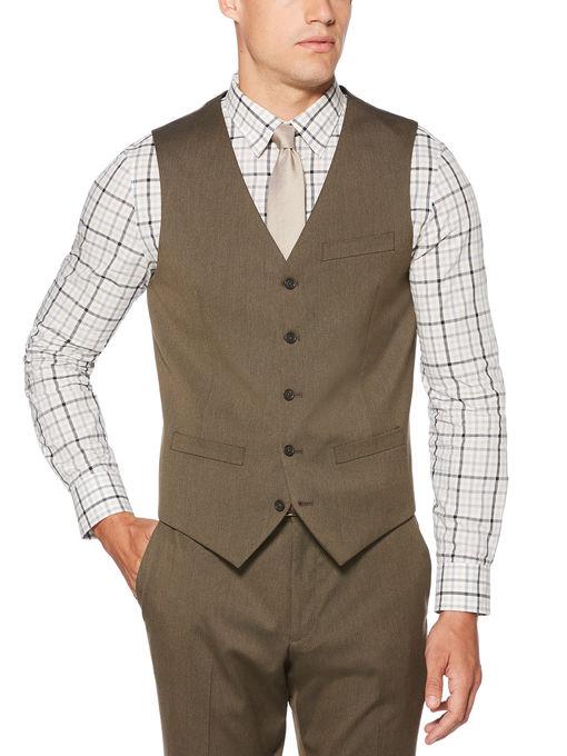 Perry Ellis Textured Suit Vest
