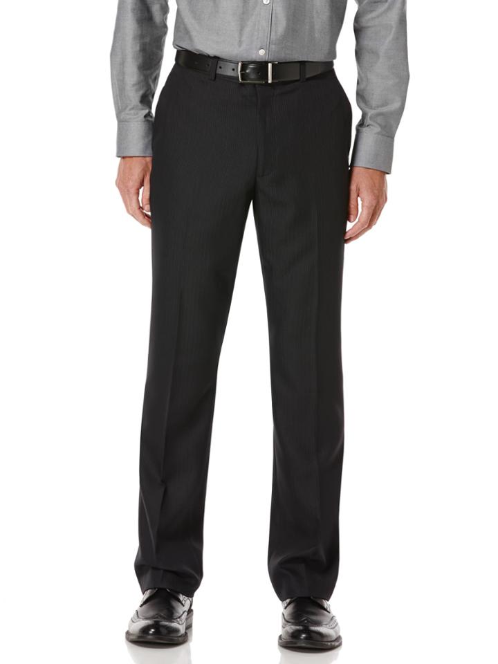 Perry Ellis Twill Stripe Dress Pant