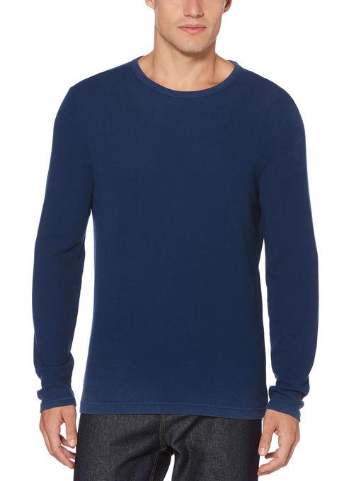 Perry Ellis Solid Knit Tee