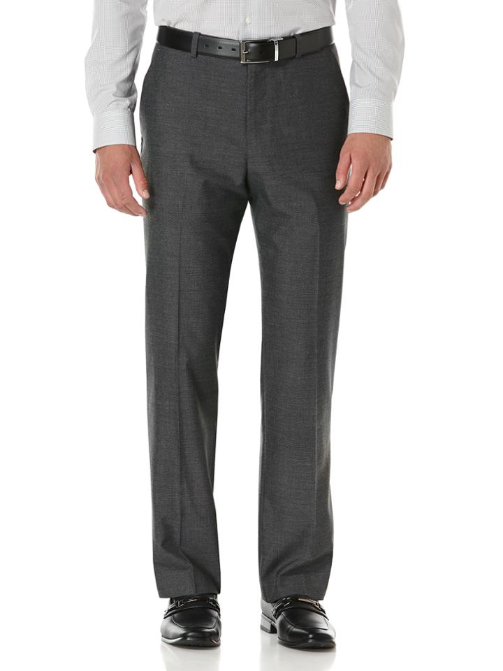 Perry Ellis Regular Fit Sharkskin Suit Pant