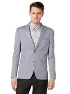 Perry Ellis Regular Fit Subtle Windowpane Suit Jacket