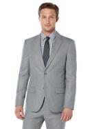 Perry Ellis Slim Fit Twill Grey Suit Jacket