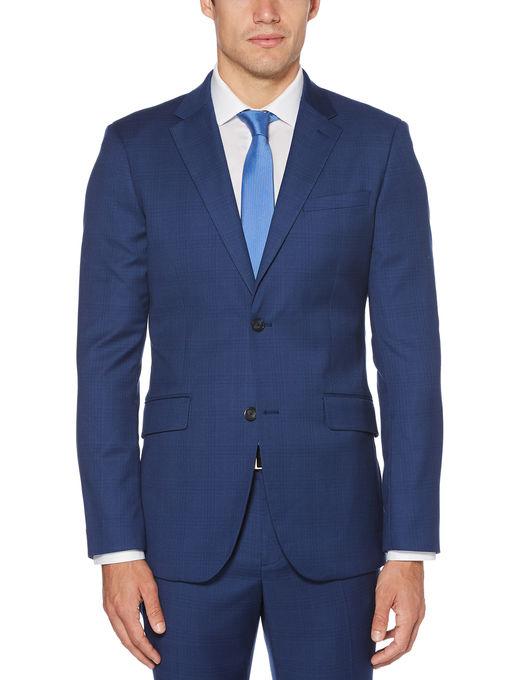 Perry Ellis Very Slim Fit Plaid Suit Jacket