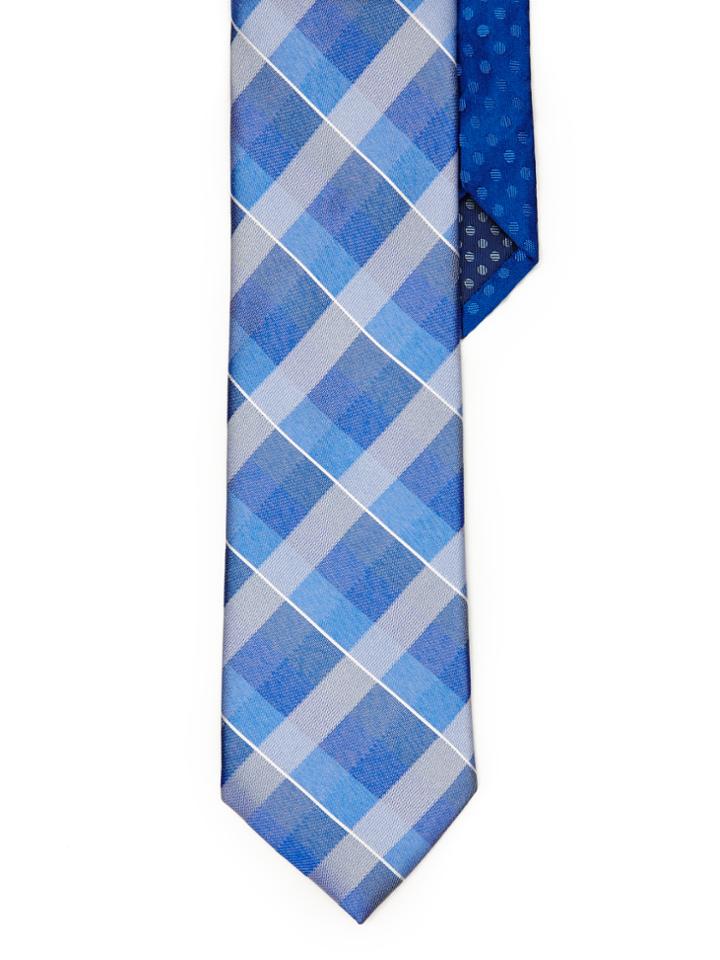 Perry Ellis Mccann Check Silk Tie