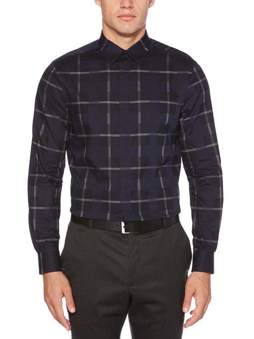 Perry Ellis Muted Plaid Shirt