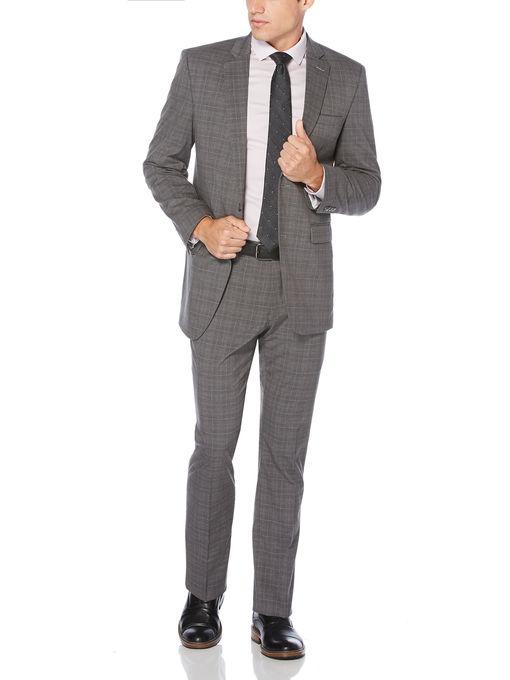Perry Ellis 2 Piece Slim Fit Medium Grey Suit
