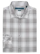 Perry Ellis Big And Tall Non-iron Ombre Plaid Shirt