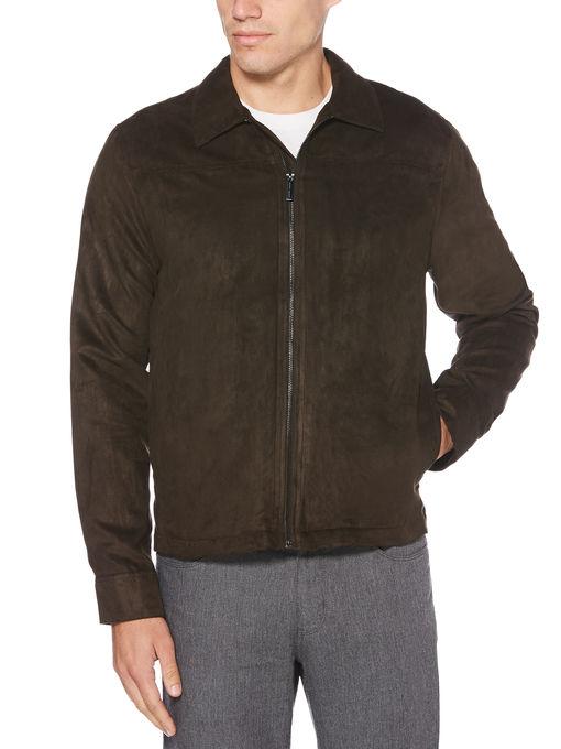 Perry Ellis Faux Suede Jacket