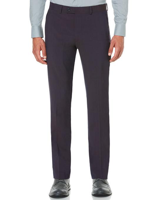 Perry Ellis Slim Fit Plum Dress Pants