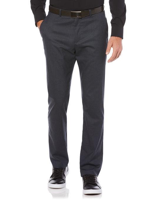 Perry Ellis Slim Fit Heather Check Suit Pant