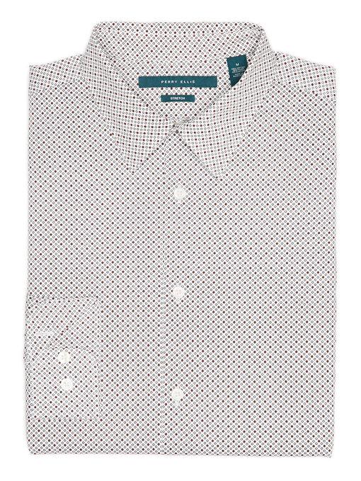 Perry Ellis Big And Tall Mini Circle Shirt