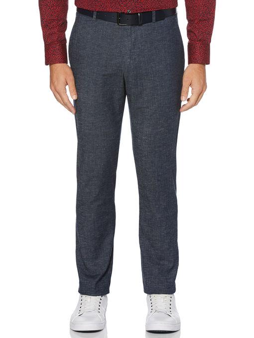 Perry Ellis Slim Fit Stretch Cotton Linen Suit Pant